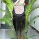 Straight Silk Base 4x4 Lace Closure With Bleached Knots,Natural Color